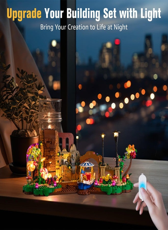 BrickSoul Light Up Kit Compatible with Lego Willy Wonka and The Chocolate Factory 21360 Building Set, Upgrade Wired Dimmable Lighting Accessories for Lego Fans, Not Included 21360 Model - Image 5